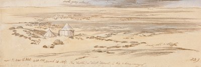 Nær Beer El Abt, kl. 16.30, 28. marts 1867 (23) af Edward Lear