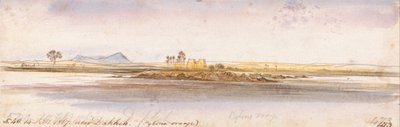 I nærheden af Dakkeh af Edward Lear