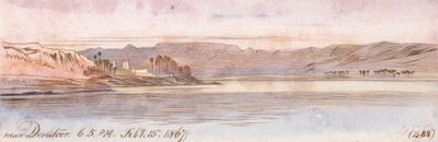 I nærheden af Dendour af Edward Lear
