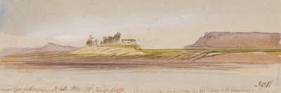 I nærheden af Garf Hoseyn; kl. 15.40, den 31. januar 1867 (301) af Edward Lear
