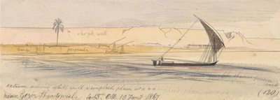 I nærheden af Gezir Shendowiel af Edward Lear