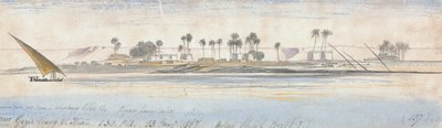 I nærheden af Gezir Sherg el Hian af Edward Lear