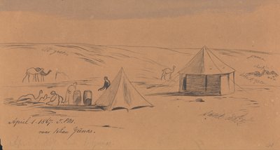 I nærheden af Khan Yunas af Edward Lear