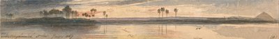 I nærheden af Mesghouneh af Edward Lear