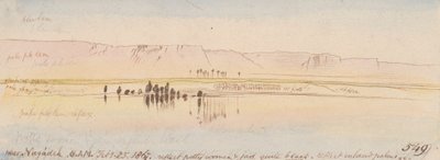 I nærheden af Negadeh; 8:00, 25. februar 1867 (549) af Edward Lear