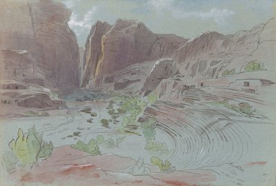 Petra, 14. april 1858 af Edward Lear