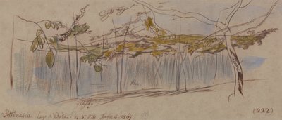 Pettenasco, Ortasøen af Edward Lear