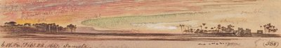Samata; kl. 18.15, den 28. februar 1867 (568) af Edward Lear