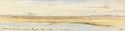 San Marino fra Ravenna af Edward Lear