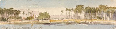 Sheikh Abadeh, kl. 15.15, 6. januar 1867 (84) af Edward Lear