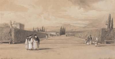 Haverne i Villa Albani af Edward Lear
