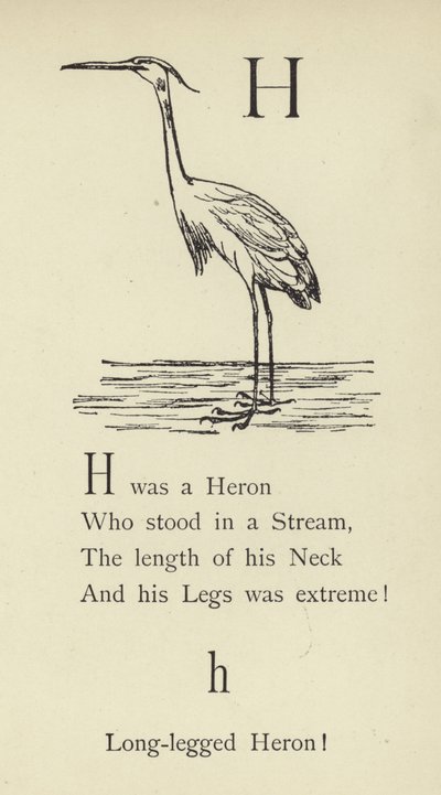 Bogstavet H af Edward Lear