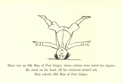 Der var en gammel mand fra Port Grigor, hvis handlinger var kendt for kraft af Edward Lear
