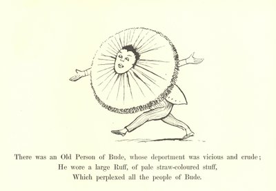Der var en gammel person fra Bude, hvis opførsel var ond og rå af Edward Lear