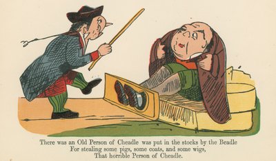 Der var en gammel person af Cheadle blev lagt i aktierne af Beadle, fra 