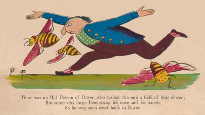 Der var en gammel person fra Dover..., c1840