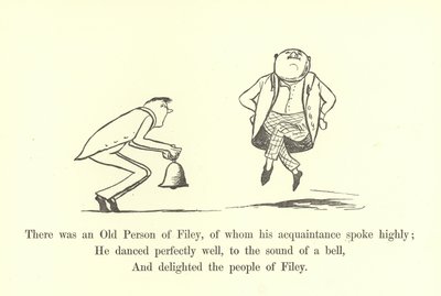 Der var en gammel mand fra Filey, som hans bekendte talte meget om. af Edward Lear