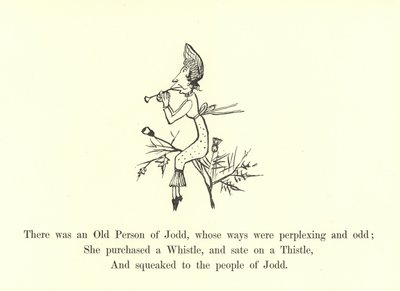 Der var en gammel person af Jodd, hvis måder var forvirrende og mærkelige af Edward Lear