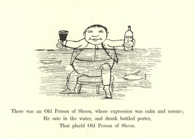 Der var en gammel person af Sheen, hvis udtryk var roligt og fredfyldt af Edward Lear