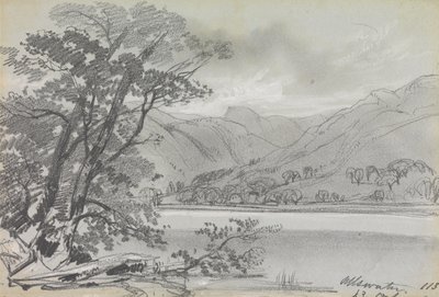 Ullswater af Edward Lear
