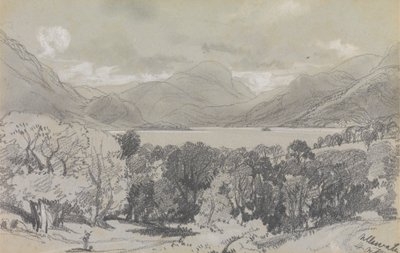 Ullswater, 14. oktober 1836 af Edward Lear
