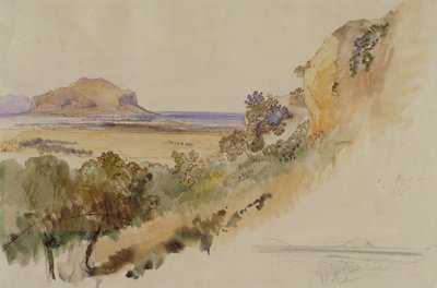 Udsigt nær Palermo af Edward Lear