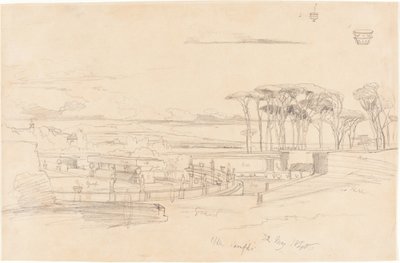 Villa Pamphili af Edward Lear