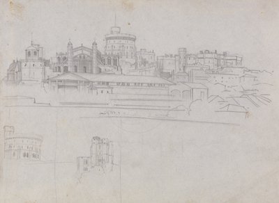 Windsor Castle af Edward Lear