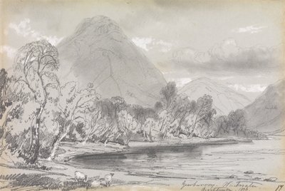 Yewbarrow, Wastwater, 16. september 1836 af Edward Lear