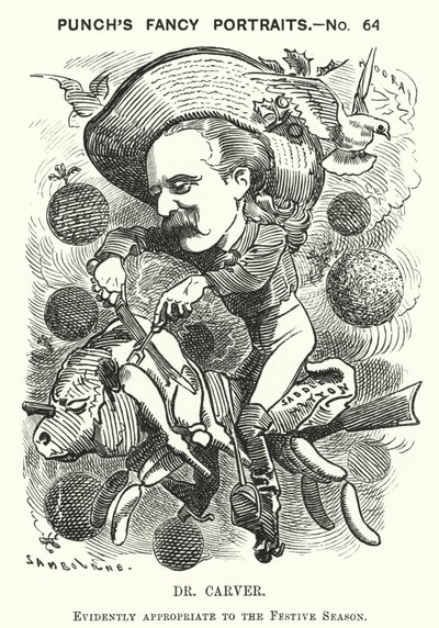 Dr. Carver (gravering) af Edward Linley (after) Sambourne