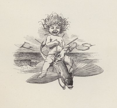 Illustration til The Water-Babies af Charles Kingsley (gravering) af Edward Linley (after) Sambourne