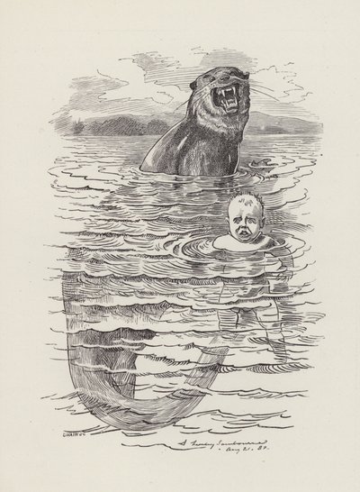 Illustration til vand-babyer af Charles Kingsley (gravering) af Edward Linley (after) Sambourne