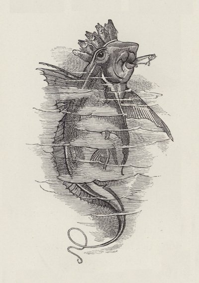 Illustration til The Water-Babies af Charles Kingsley (gravering) af Edward Linley (after) Sambourne