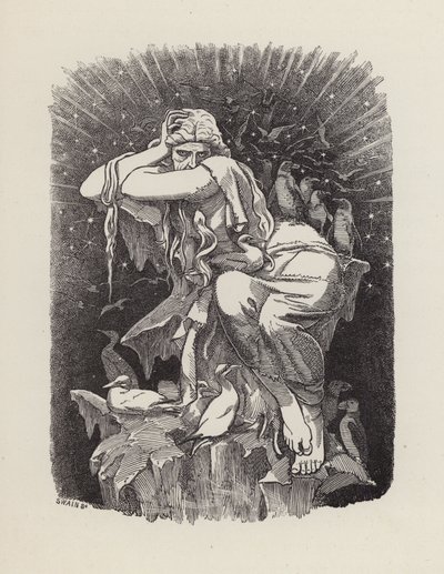 Illustration til The Water-Babies af Charles Kingsley (gravering) af Edward Linley (after) Sambourne