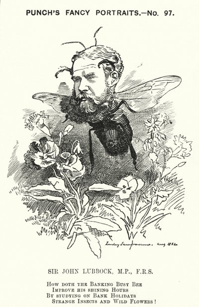 Punch tegnefilm: John Lubbock af Edward Linley (after) Sambourne