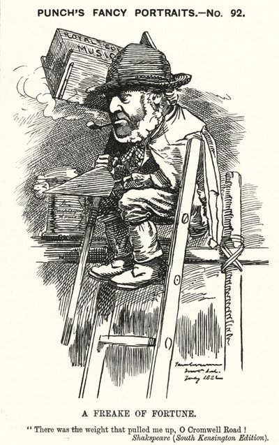 Punch tegnefilm: Sir Charles James Freake af Edward Linley (after) Sambourne