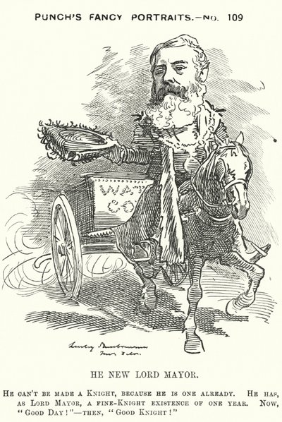 Punch tegnefilm: Sir Robert Fowler af Edward Linley (after) Sambourne