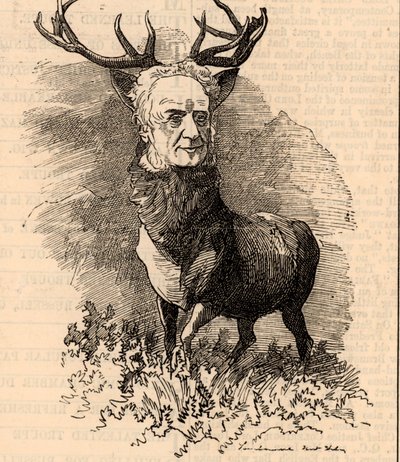 Tegnefilm af Walter Francis Scott af Edward Linley Sambourne