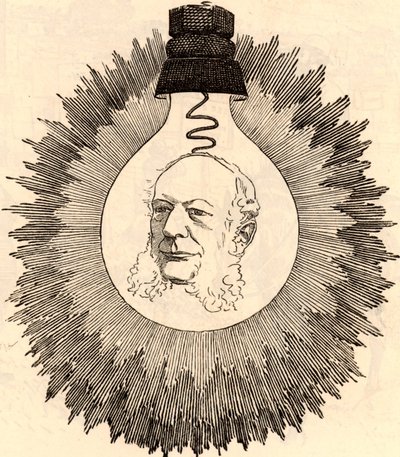 Charles William Siemens (1823-1883) af Edward Linley Sambourne