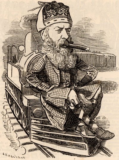George Granville William Sutherland-Leveson-Gower af Edward Linley Sambourne