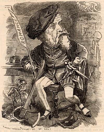 Harrison Ainsworth (1805-1882) af Edward Linley Sambourne