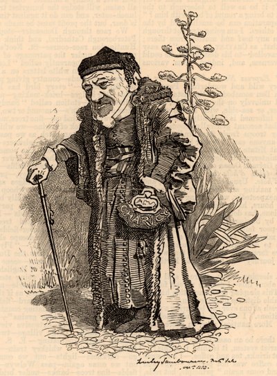 Moses Montefiore (1784-1885) af Edward Linley Sambourne
