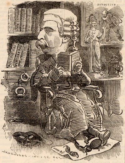 Portræt af Howard Vincent af Edward Linley Sambourne