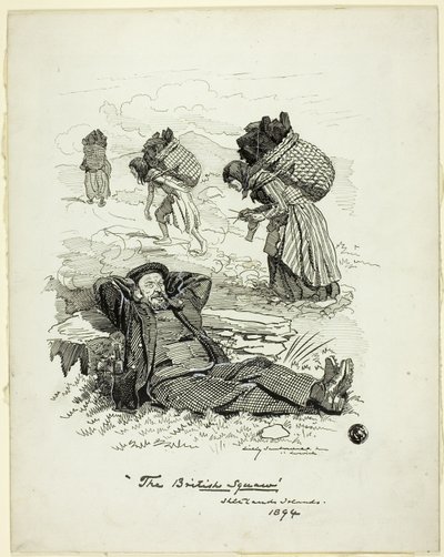 Den britiske squaw, Shetlandsøerne af Edward Linley Sambourne