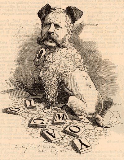 William Henry Waddington (1826-1894) af Edward Linley Sambourne