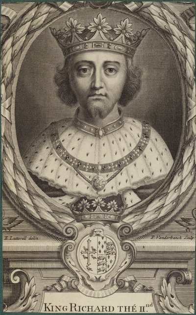 Portræt af kong Richard II af England af Edward Lutterell