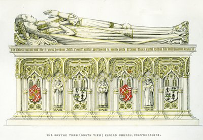 Lady Isabel Neville og hendes anden mand, Sir William Smythe, fra Smythe Tomb, St. Peter