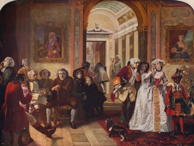 Dr. Johnson i Ante-Room of Lord Chesterfield, 1748, c1915 af Edward Matthew Ward