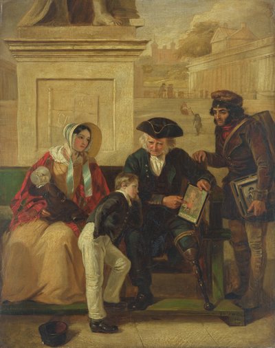 Veteranen fra Aboukir, 1844 af Edward Matthew Ward
