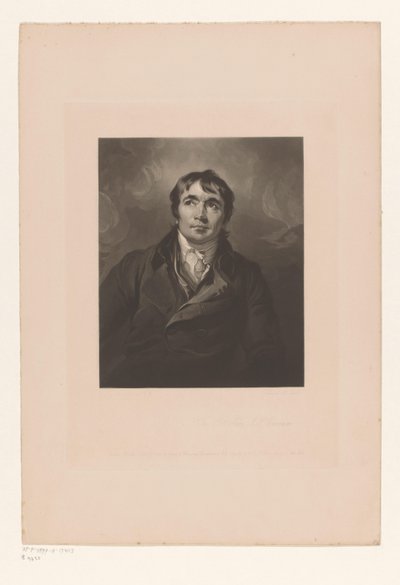 Portret af John Philpot Curran af Edward McInnes